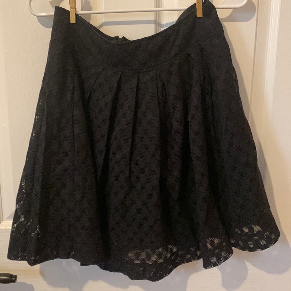 Lacy black skirt
